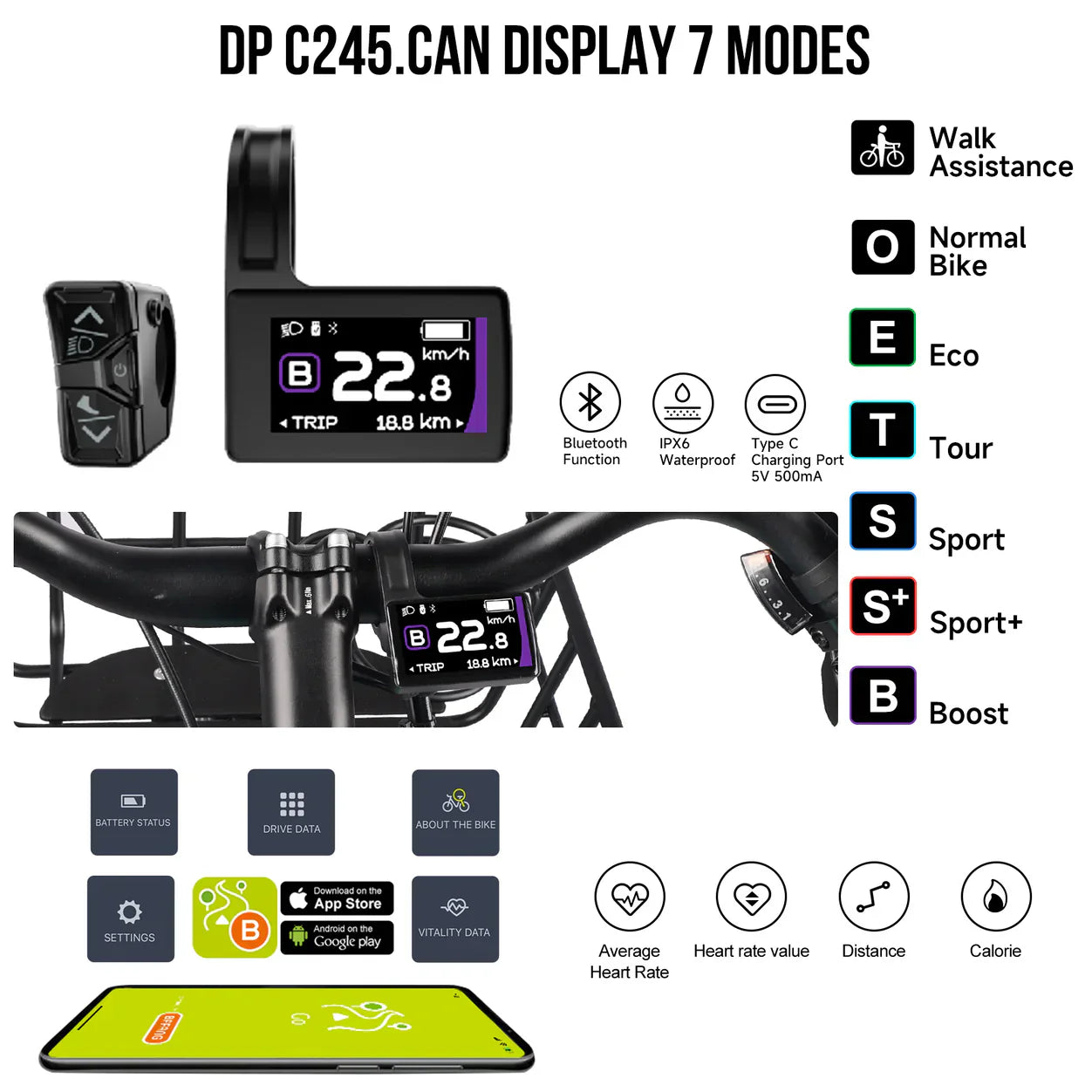 ACCOLMILE ANTELOPE 1S STEP-THRU ELECTRIC BIKE
