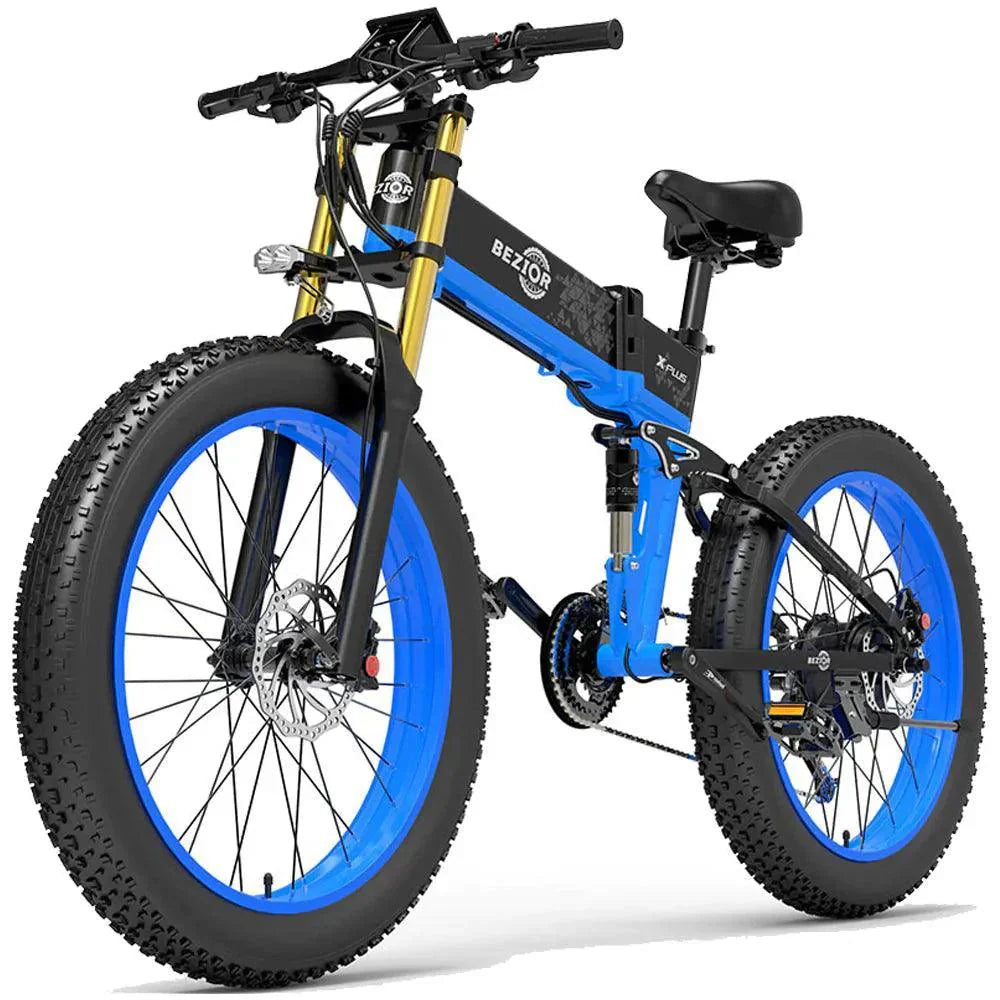 Bezior X Plus Electric Mountain Folding Electric Bike - US
