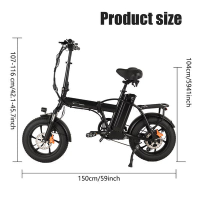 CMACEWHEEL AC16 Folding Electric Bike
