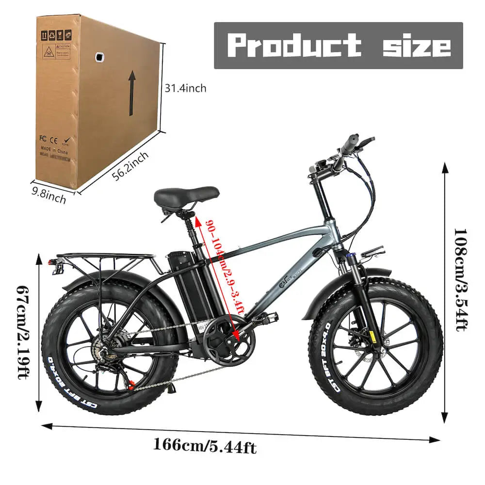 CMACEWHEEL T20 Fat Tire Electric Bike