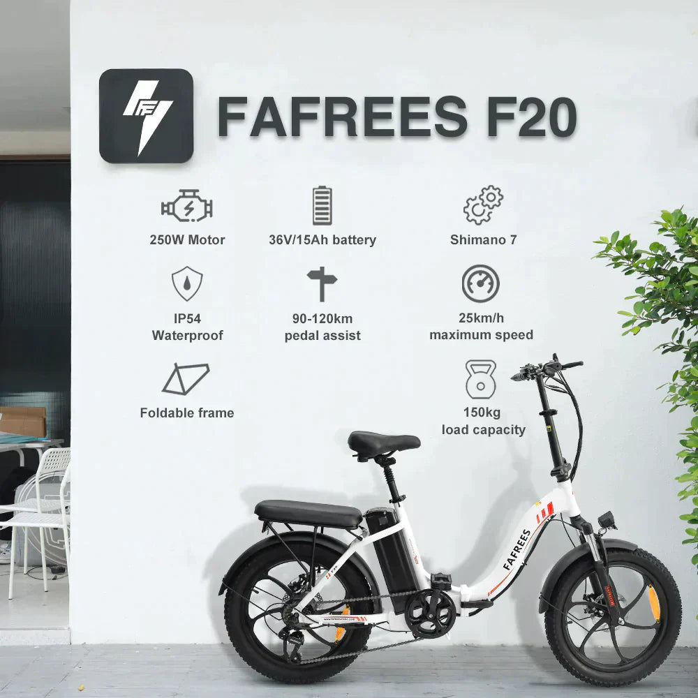 FAFREES F20 Folding Electric Bike - UK