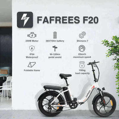 FAFREES F20 Folding Electric Bike - UK