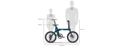 FIIDO X upgraded v2 Folding 250W Electric Bike - UK
