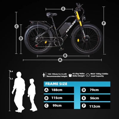 KETELES XF4000 Dual Motor Electric Bike