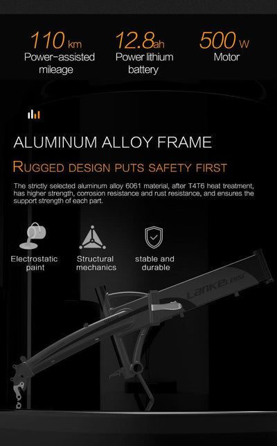 Lankeleisi G660 Folding Electric City Bike - US