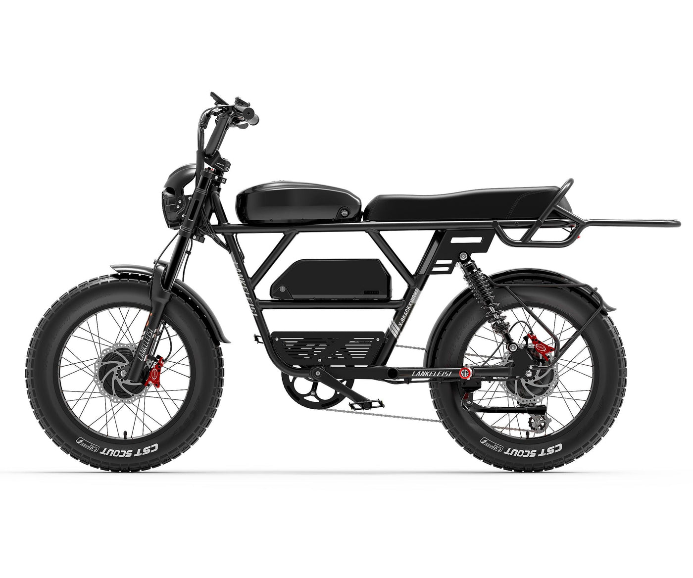 LANKELEISI X-Black Knight Dual Motor Electric Bike