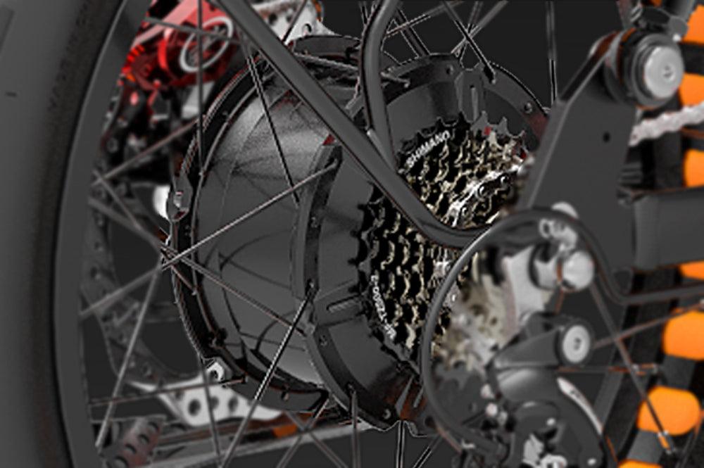 LANKELEISI X-Black Knight Dual Motor Electric Bike