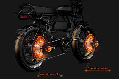 LANKELEISI X-Black Knight Dual Motor Electric Bike - US