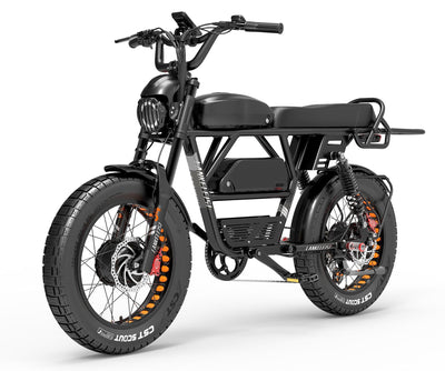LANKELEISI X-Black Knight Dual Motor Electric Bike - US
