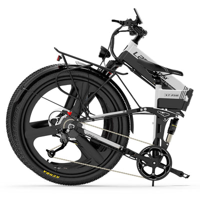 LANKELEISI XT750 Sports Version Electric Folding Bike