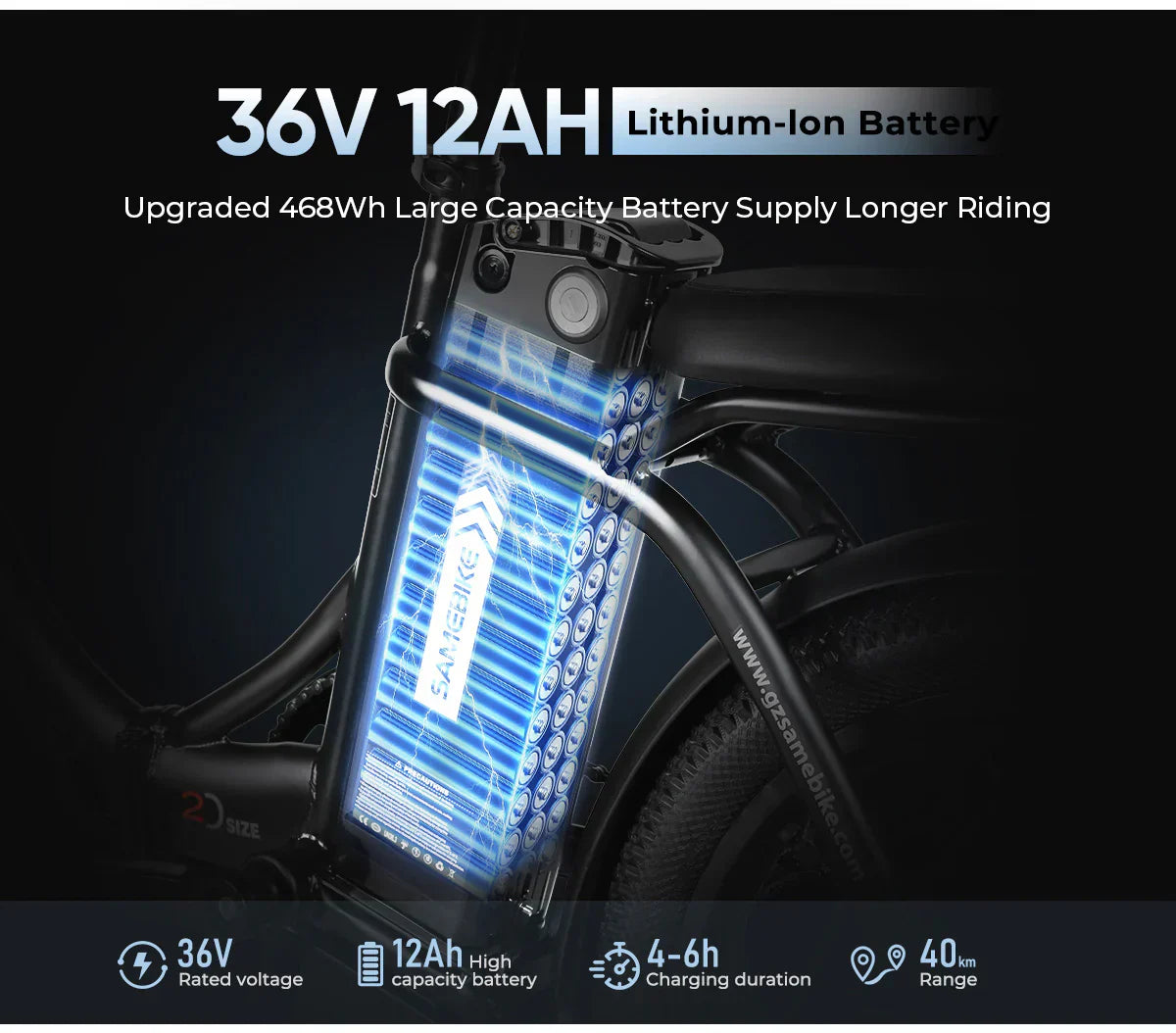 Samebike CY20 Electric Bike-UK